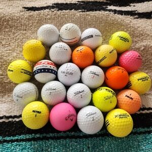 24 Assorted Golf Balls